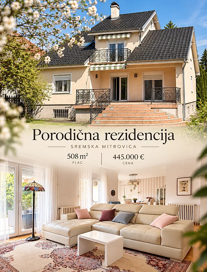 Porodična kuća sa uređenim dvorištem i garažom Sremska Mitrovica - slika 1