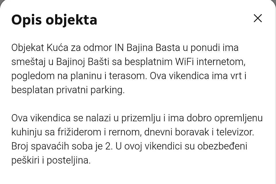Smestaj za izdavanje - slika 4