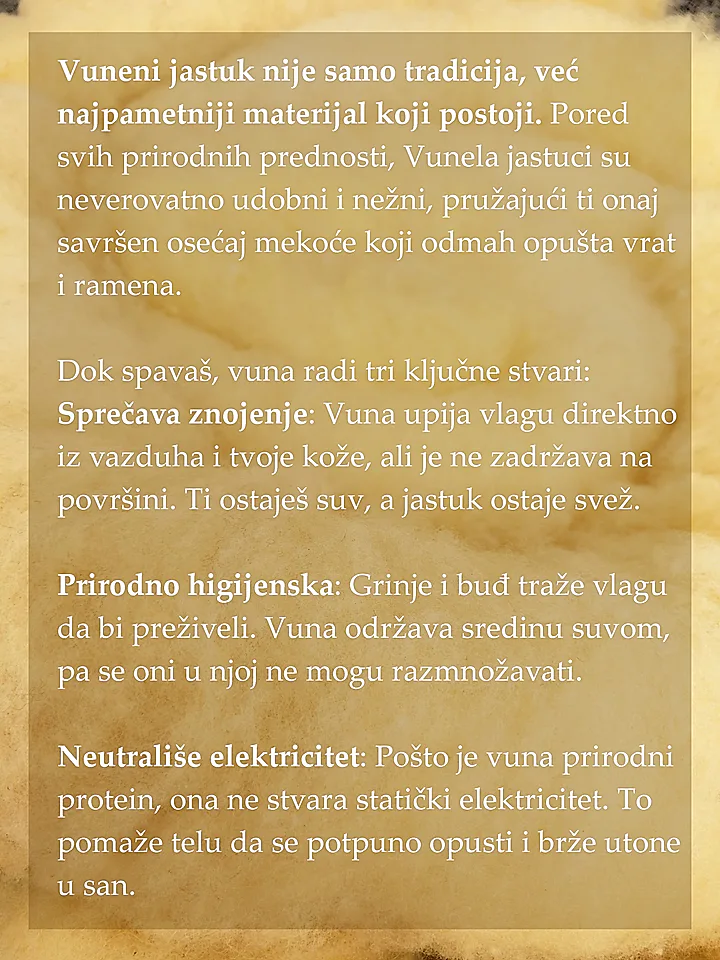 Vuneni jastuci od prirodne vune - slika 12