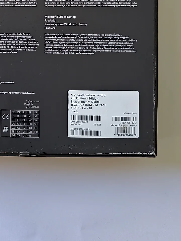 Microsoft Surface Laptop najnovije generacije - slika 3